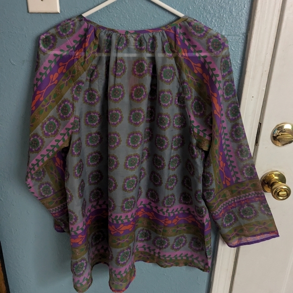 Live Happy Chic Floral Top - Multicolor - Picture 2 of 4